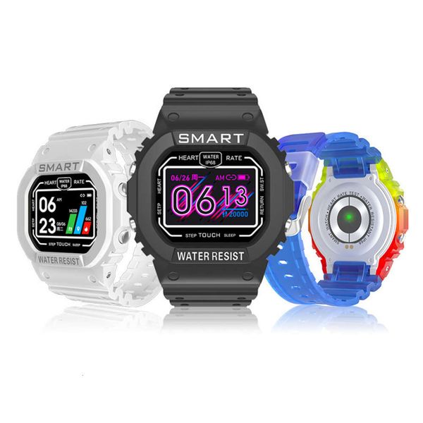

intelligent screen color k16 square watch outdoor exercise heart rate and blood pressure monitoring telephone information reminding, Slivery;brown