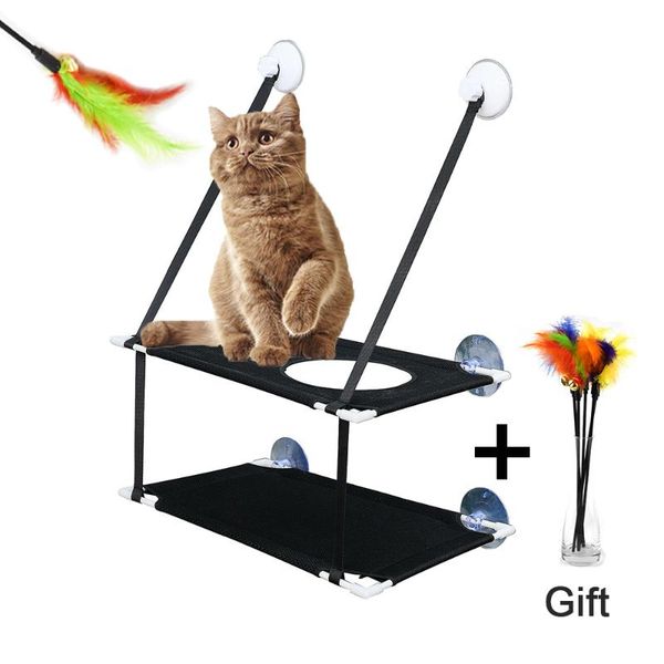 

cat balcony hammock bearing10kg cat sunny seat pet waterproof fabric bed climbing sleeping mattress single layer double