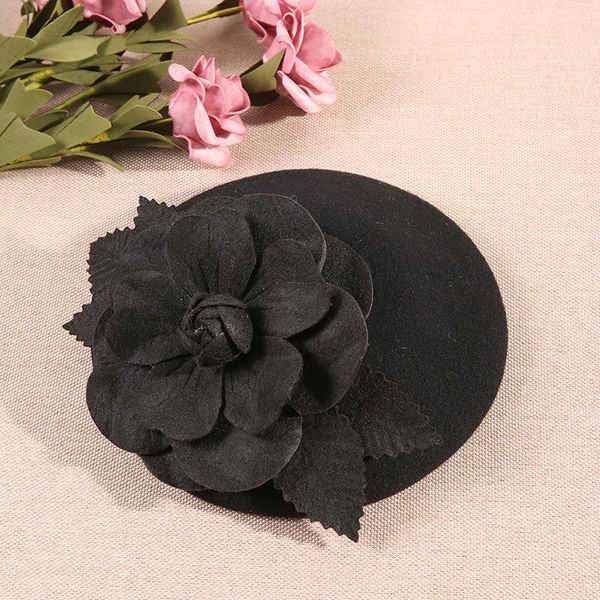 

2019 fascinating fedoras elegant female wool felt mesh bow floral pillbox hat with veils ladies fascinator wedding hats lm053 h wmtitm