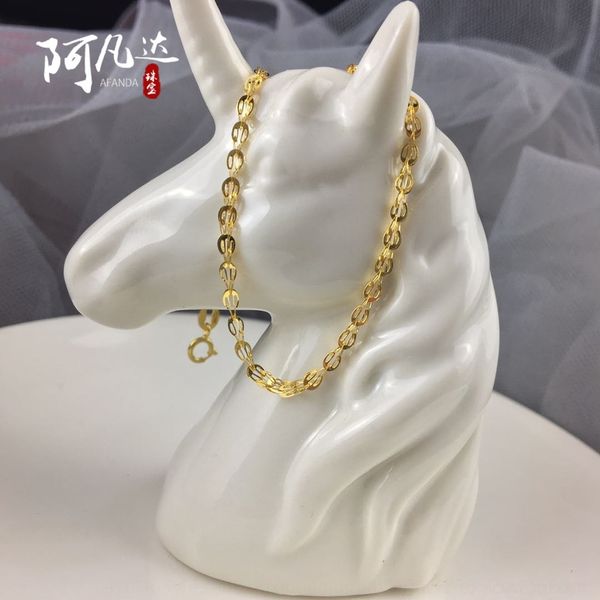 

to35m 18 gold phoenix phoenix u750k yellow wheat red tail tail chopin bracelet k rose bracelet versatile gold chain 1zlen, Golden;silver