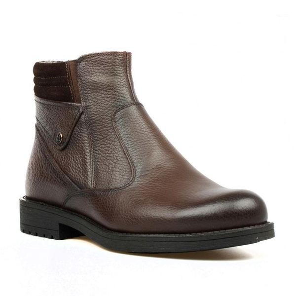 

boots footcourt- brown men's ankle for men autumn winter classic comfortable arrivals by zipper etor1, Black