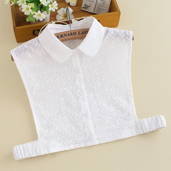 

female white fake collar for women removable detachable collars girl flase collar lapel choker necklace clothing accessories, Black;gray