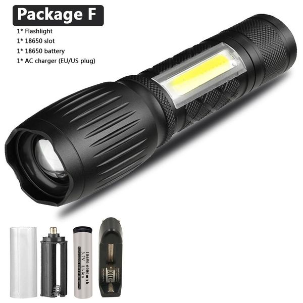 

ultra bright cree xm l t6 светодиодный фонарик масштабируемые факел фонарик велосипеда 18650 или ааа батареи водонепроницаемые 5 режимы 3000