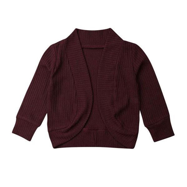 

autumn winter newborn kids baby girls long sleeve knitted solid color coat sweater cardigan children princess jackets outwear, Blue;gray