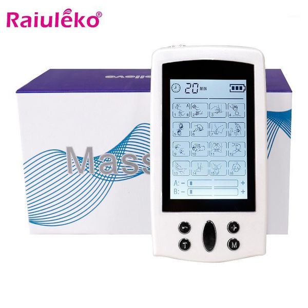 

ems body massager electrical muscle stimulator tens acupuncture slimming massager digital therapy machine for back neck foot1