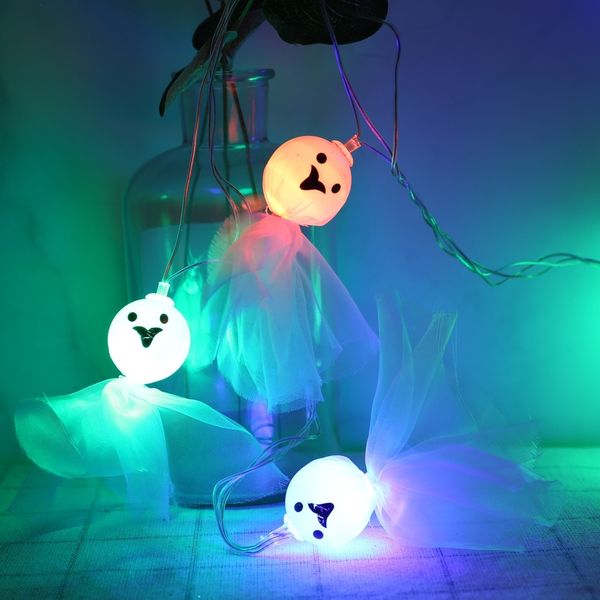 

ge2oj halloween decoration lantern chandelierchandelier chandelierstring white lantern horror ghost party arrangement bar atmosphere white g