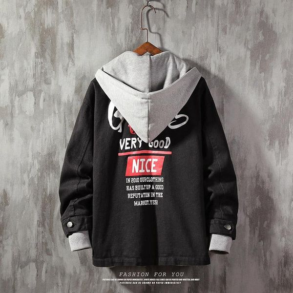 

new 2020 casual men's jackets waterproof autumn hooded coats men outerwear casual jackets brand male clothing plus size, Black;brown