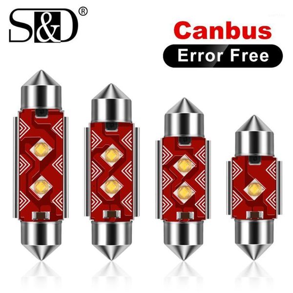 

c5w led canbus 31mm 36mm 39mm 41mm festoon c10w led bulb 3535 chips dome reading license plate lamp interior light white1