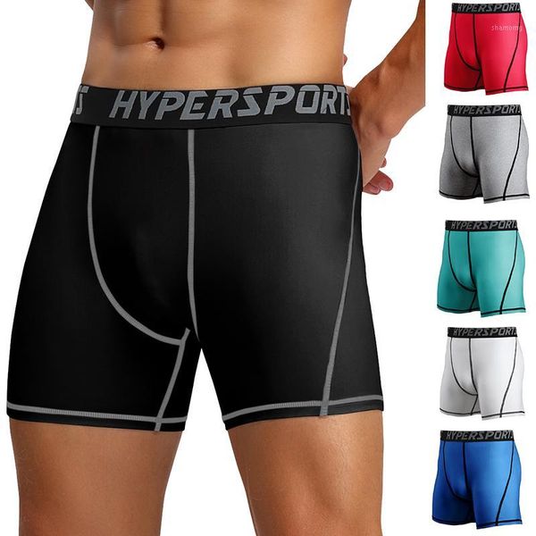 

running shorts men compression gym underwear sport training quick-drying bottoms1, Black;blue