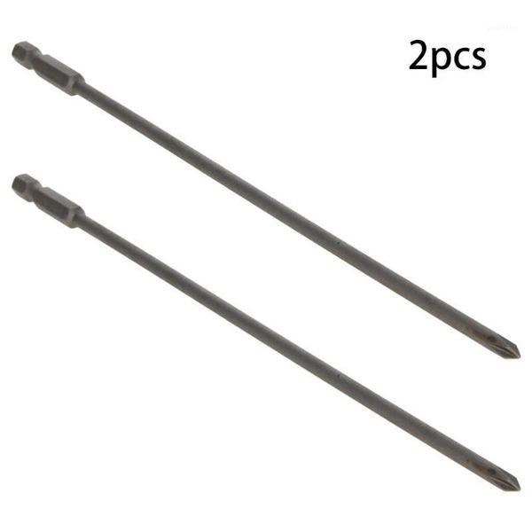 

1pcs/2pcs 1/4" hex shank cross plus extended screwdriver 200mm/250mm long magnetic s2 steel cross head screwdriver bit ph1 ph21