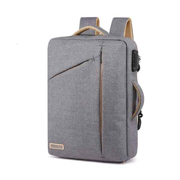 

2019 new bus computer bag waterproof multifunctional usb charging backpack men's