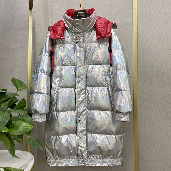 

2021 new -30-cold winter coat long low seasons 90% from white to female underneath impermeable jacket with hoof heavy snow wpf1, Black
