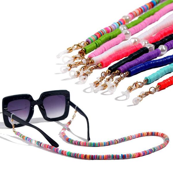 

sunglasses frames jjfoucs 70cm multicolor silicone chain chic womens anti slip reading glasses eyewears cord holder neck strap lanyard, Silver