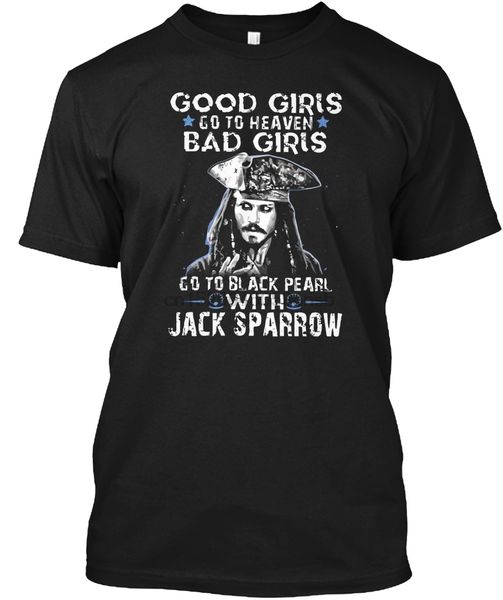 

мужчины футболка bad girl go с джеком воробьем t shirt женщины тенниска спорта толстовка с капюшоном толстовка