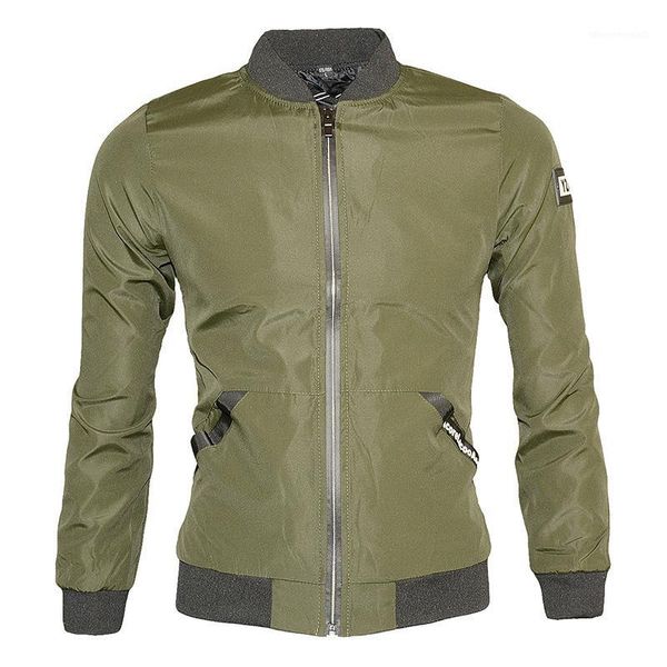 

men's jackets autumn winter jacket men large size self-cultivation stand collar casual baseball youth jacket1, Black;brown