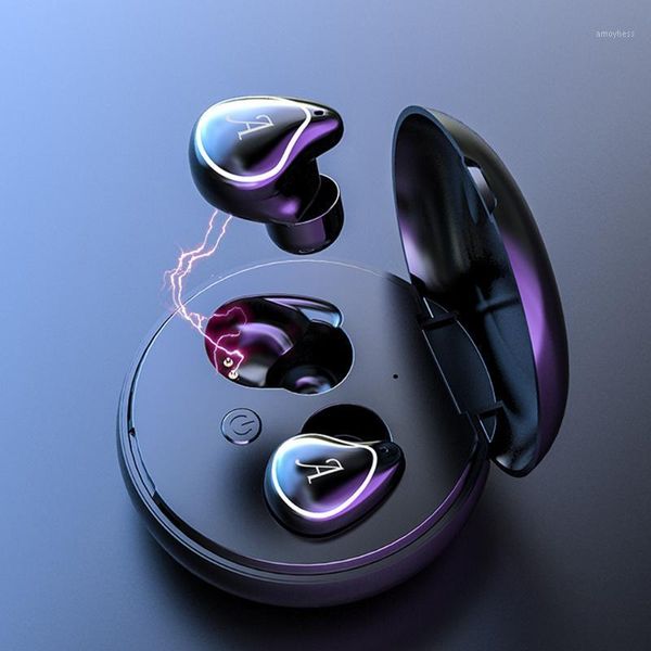 

tws a4 bluetooth 5.0 true wireless earphone headphone mini cordless earbuds with mic handsairbuds for1
