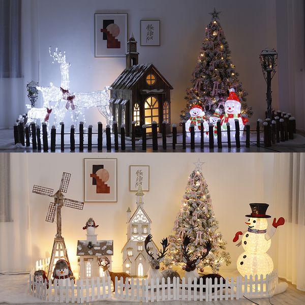 

scene newand l, shopping mall, bar, large decoration of meichen luminous castle house