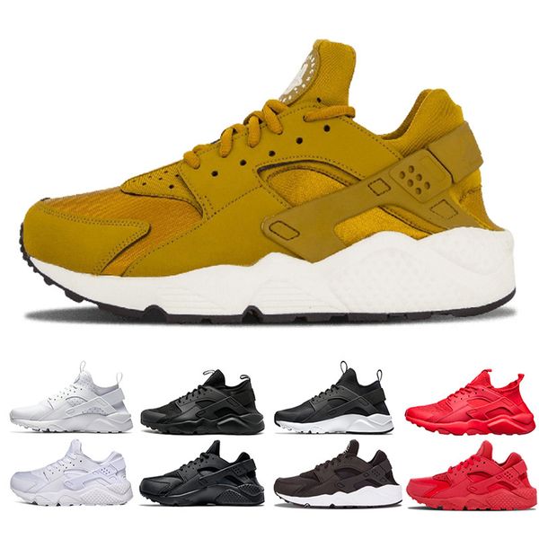 

drop shipping huarache run shoes tripel black white red sneaker men women running shoes mens sports shoe huaraches jogging shoes