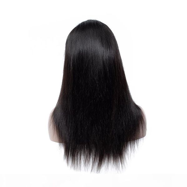 

brazilian straight hair wigs black women 150% density brazilian hair full lace wig straight full lace human hair wigs for afric, Black;brown