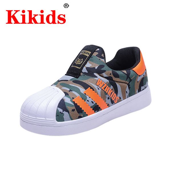 

new spring autumn kids shoes for boys sneakers casual mesh slip-on children shell head shoes girls fashion running shoes y201028