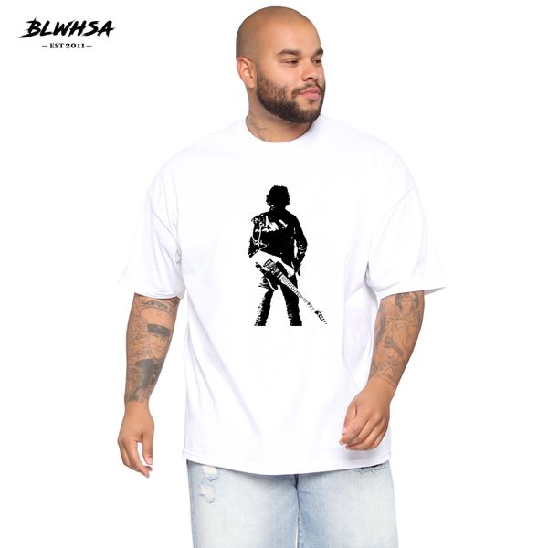 

blwhsa guitar singer printied brand summer funny college style print male plus size sport hooded sweatshirt hoodie men t shirt