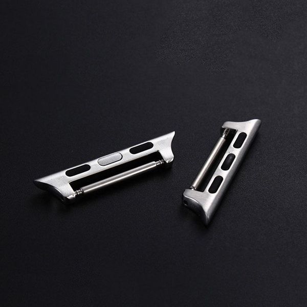 

uthai a14 connector adapter for apple watch band apple watch 4 3 5 iwatch band strap 42mm/38mm 44mm/40mm seamless aluminum linke jlltnc, Black;brown