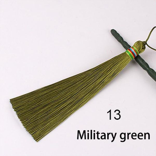 

12pcs lot 13cm diy colourful line tassel silk fringe sewing bang tassel trim decorative key tassels for curtain home decoration h jllntb