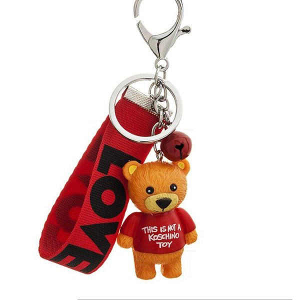 

thliveou 6color 2018. новый лаки медведь ключевые цепочки большое кольцо sleutelhanger женщины сумка portachiavi thliveou 6color bbyyit home