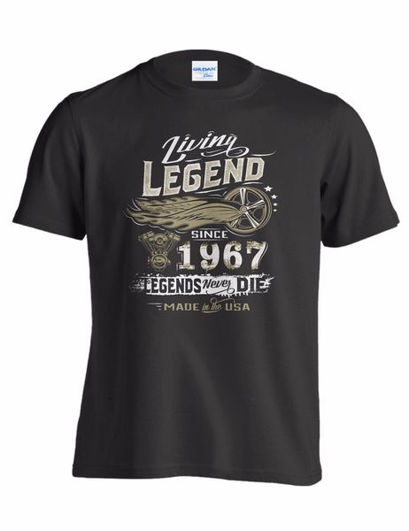 

2019 men's funny design living legend 50th birthday gif for those born in 1967 design hoodie designers t shirts sweatshirt