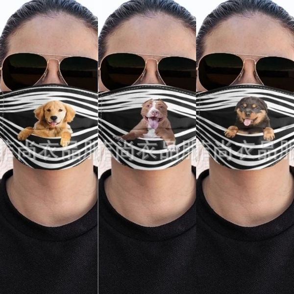 

hijq fashion printing mask retail packagelace christmas halloween disposableface masks anti-dust non-woven, Black