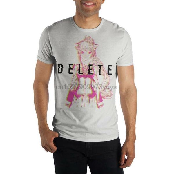 

doki doki literature club delete panic men's white shirt-s sport hooded sweatshirt hoodie