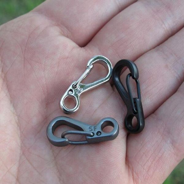 

10pcs/set aluminum alloy outdoor carabiner edc snap hooks camping hiking survival buckle locking carabiner qyldre