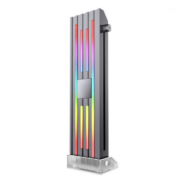 

vc-4 video card stand 5v 3pin argb graphics card holder video bracket rgb desk gpu brace support for atx/matx chassis1