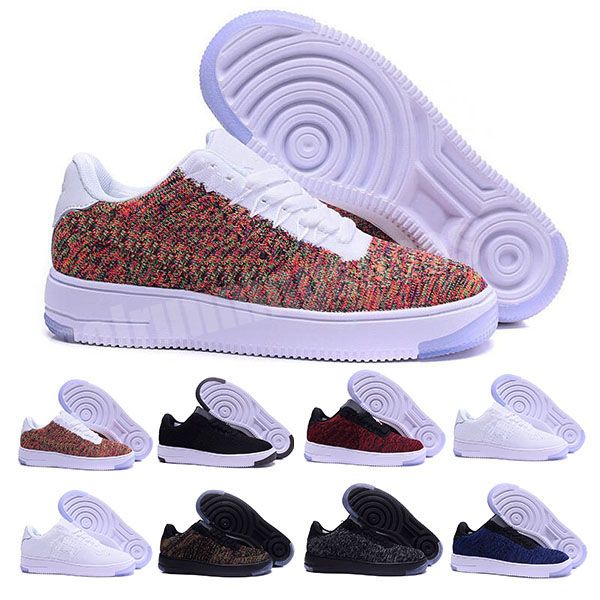 

2020 fashion men shoes low one 1 men women runnning shoes fly designer royaums type breathe skate knit femme homme 36-45, White;red