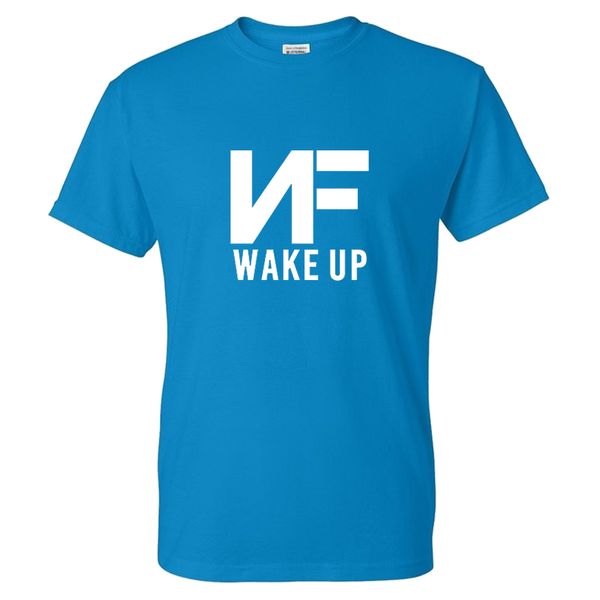 

2020 новый nf wake up casual solid color отпечатано tshirt мода o шеи streetwear мужской тис лучшие спортивные толстовка с капюшоном толстов