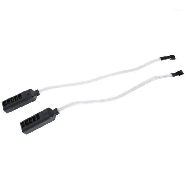 

hxhf one for five fan hub 4-pin pwm hub deskcomputer radiator fan fin1