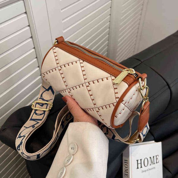 

shopping bags barril em forma de bolsas pequenas acolchoado couro do plutnio crossbody sling saco para as mulheres 2022 marca luxo primavera