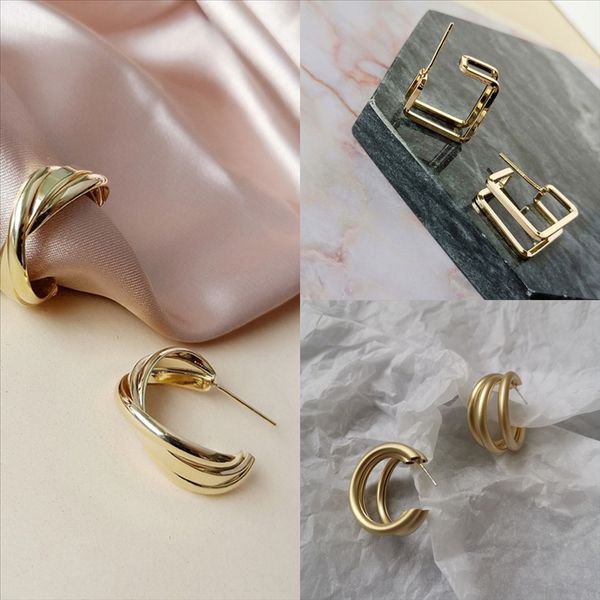 

yphy fashion diamond hoop с серьгами aretes orecchini сова свисалка серьги для женской женской вечеринки свадьбы свадебные любители подарочн, Golden