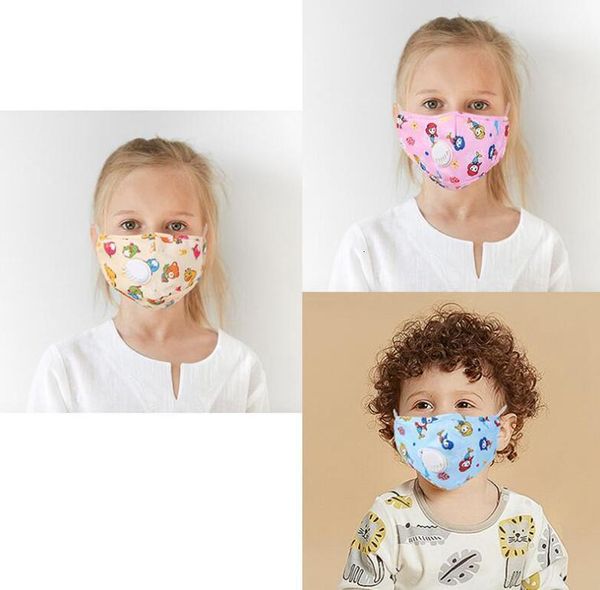 

factorykqv7dust 15style kids cotton anti face breathing pm2.5 reusable valve mask washable protective masks gga3520-2