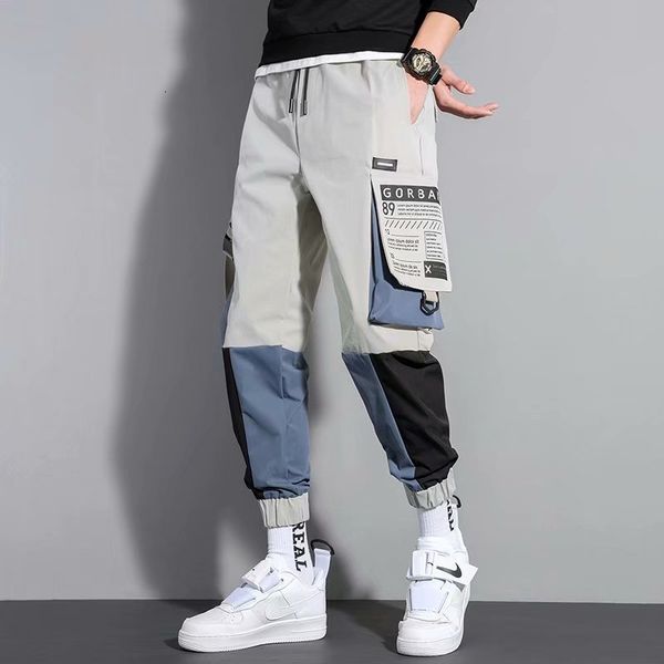 

new casual overalls for men in spring and autumn, Black