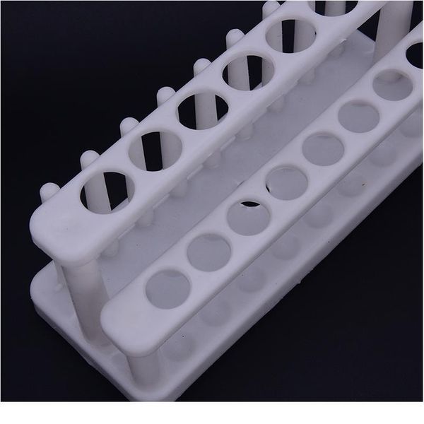 

plastic test tube rack 15 holes and 9 pins holder support burette stand lab test tube stand shelf school jllllk