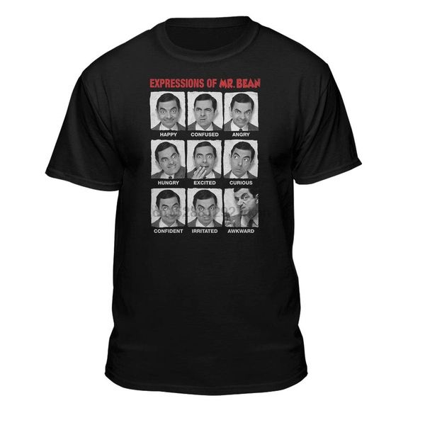 

teelocity mr bean the expressions of graphic t-shirt sport hooded sweatshirt hoodie
