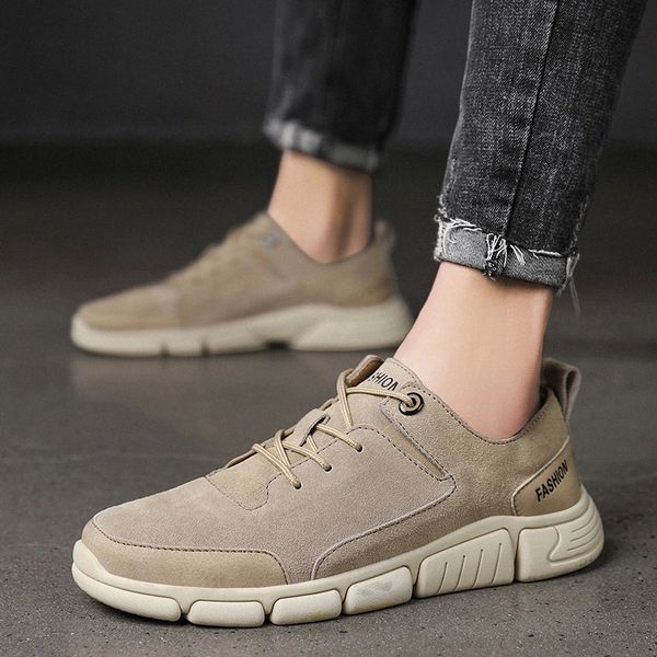

men casual shoes outdoor fashion sneakers breathable walking shoes for male breathable lace-up casual shoes men footwear #531o
