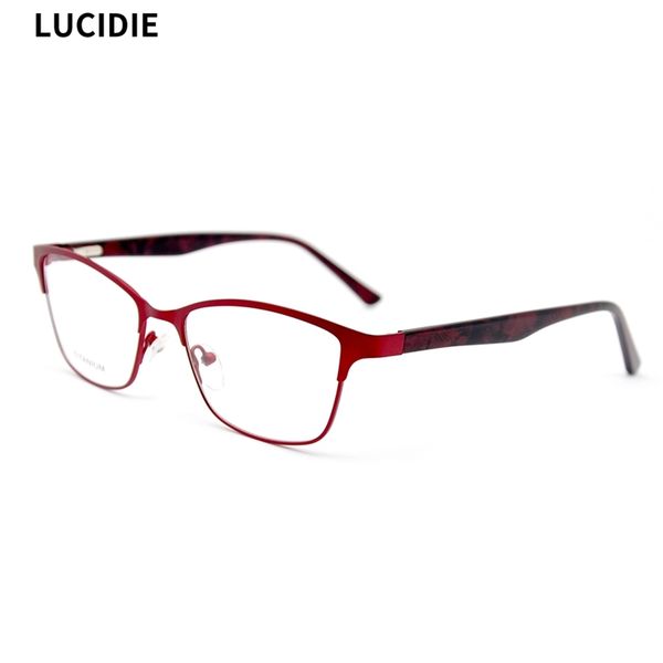 

lucidie fashion women cat eye eyeglasses frame men optical glasse frames retro eyewear computer spectacles transparent glasses t200428, Silver