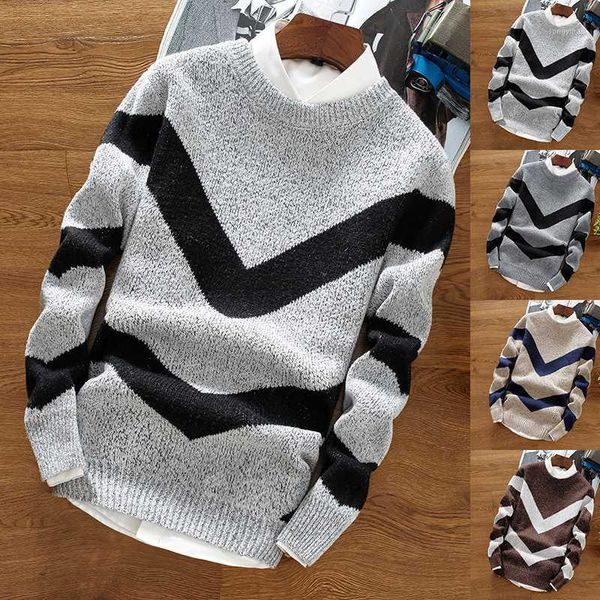 

men clothes autumn new man pullover sweater mens clothing mans sweaters jumper beige knitted sweater standard wool geometric1, White;black