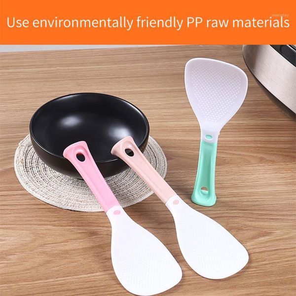 

spoons household non-stick rice shovel can stand upright serving spoon kitchen loose cooker plastic for1
