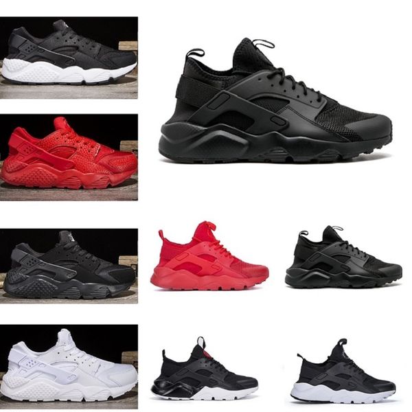 

2021 huarache 1 4 men womens shoes black red white trainer airs cushion surface breathable