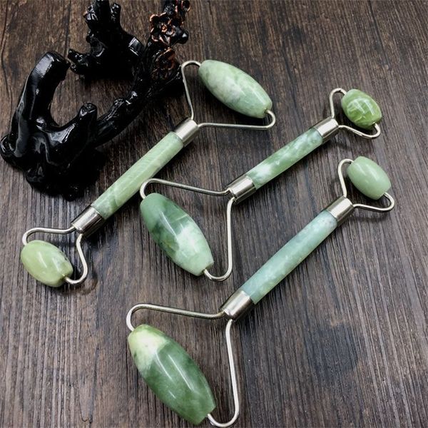 

health nature beauty tool portable pratical jade facial massage roller anti wrinkle healthy face body head foot 6 p2
