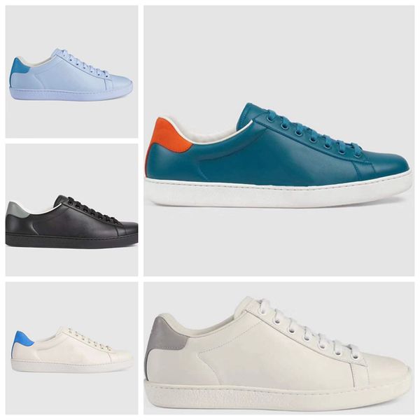 

2021 sell well fashion genuine leather multi color gradient technical sneakers man woman famous shoes trainers shoe02 03, Black