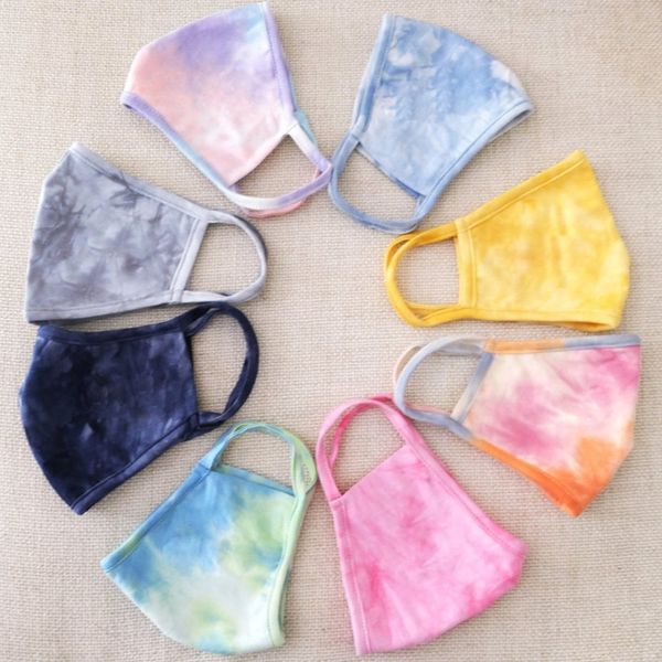 

dye newprotection mascarillas face 1pc/8pc tie cover reuse windproof washable breathable mask fashion